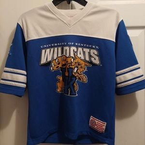 Kentucky Wildcats Graphic Print Logo Vintage Youth/Boys Team Color Jersey